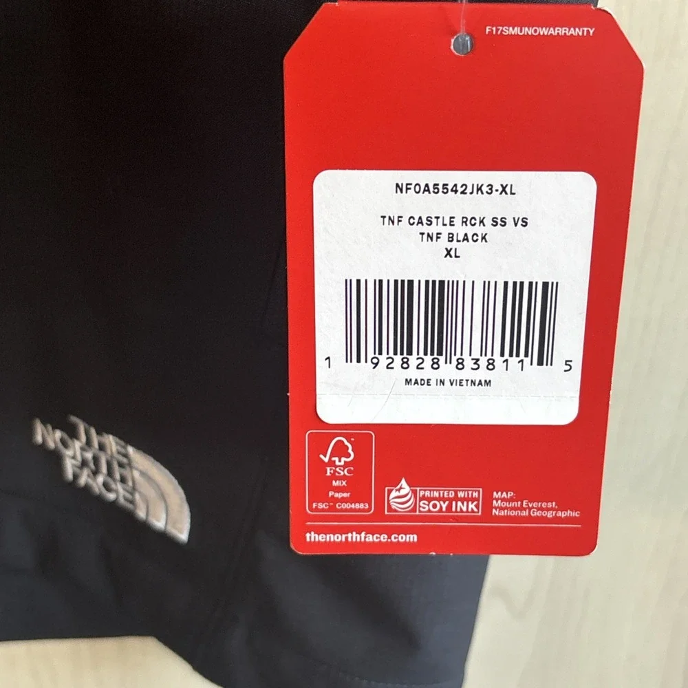 NEW W/TAGS The North Face Castle Rock softshell zip-up vest jacket Mens XL LOGO